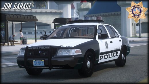 2008 Ford Crown Victoria P71 Las Vegas Metropolitan Police Department [ Add-On | Non-ELS | VehFuncsV | LODs | SSLA ]