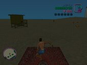 Sunbathing In OceanBeach For GTA Vice City