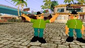  Juguete Big Smoke Freddy Modelo del Meme o Toy Big Smoke Freddy Model of the Meme