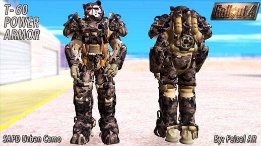 T-60 Power Armor - SAPD Urban Camo