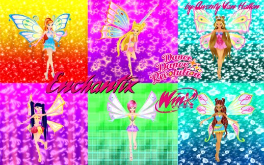 Enchantix Transformation from Dance Dance Revolution Winx Club