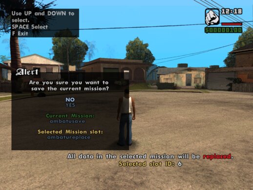 DYOM Confirm (Save) Addon