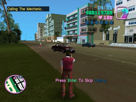 Call The Mechanic For GTA Vice City