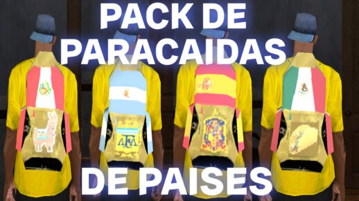 Pack de Paracaidas de Paises