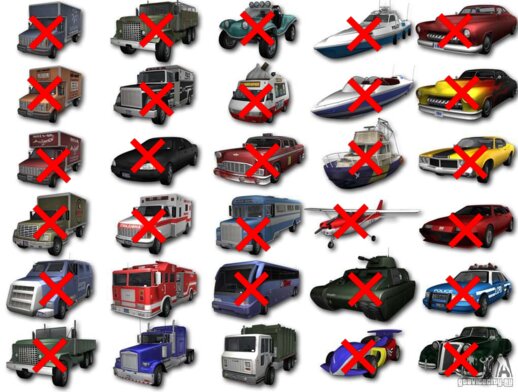 GTA III HD Vehicles Tri-Pack Mobile version part 1