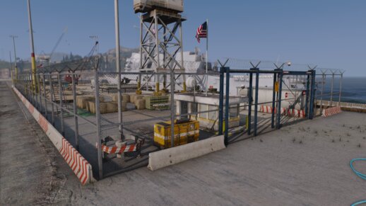 Army Base at Los Santos Docks [REMASTERED]