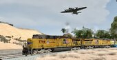 ES44AC UNION PACIFIC TRAIN PACK with smoke effect