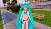 PDFT Hatsune Miku Running + Animated Face