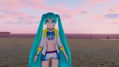 PDFT Hatsune Miku Running + Animated Face