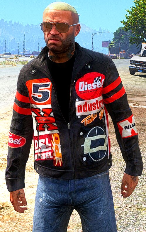 Trevor Philips Jackets Harley Davidson Diesel