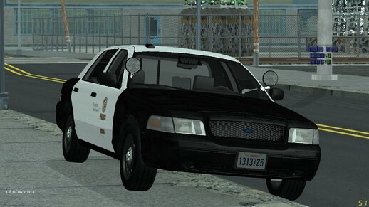 LAPD 2011 Ford Crown Victoria Slicktop