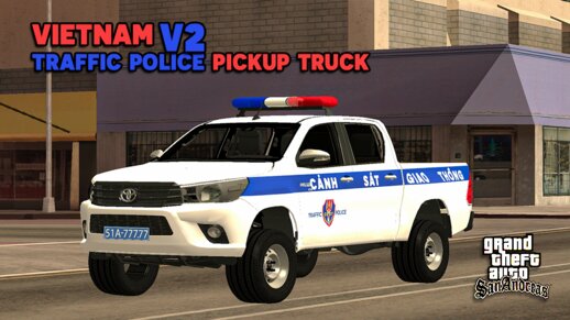 Vietnam Traffic Police Pickup Truck V2 - Xe Bán Tải CSGT Việt Nam V2