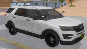 OCSO 2016 Ford Explorer Unmarked