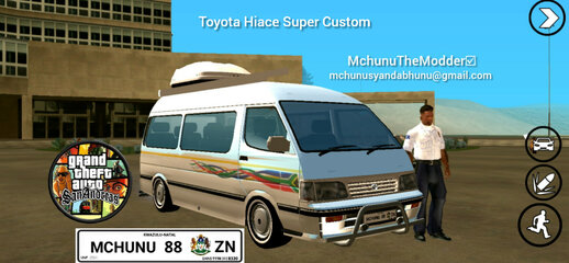 Toyota Hiace Super Custom (Ingofoza) ReTextured for Mobile