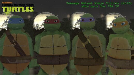 Teenage Mutant Ninja Turtles (2012) Skin Pack