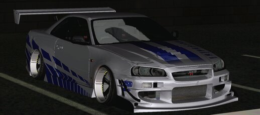 Nissan R34 Skyline FnF V2 For Mobile