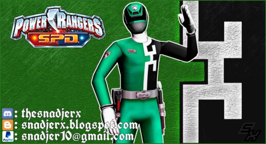 Green Ranger S.P.D (Power Rangers S.P.D)