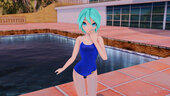 PDFT Hatsune Miku Racing Swimsuit + Animated Face