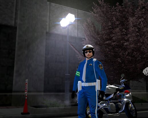 Japan Police Biker Skins