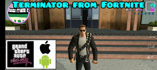 Terminator from Fortnite Skin and Cutscene for Mobile