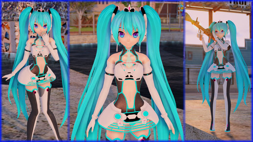 PDFT Hatsune Miku Racing 2012 + Animated Face