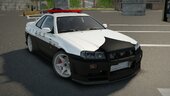 Nissan Skyline GTR R34 Police JP