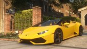 2015 Lamborghini Huracan LP610-4 Spyder [Add-On | Wheels]