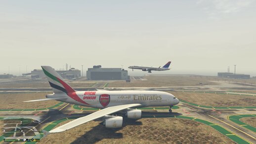 Fictional Emirates Arsenal livery for Airbus A380