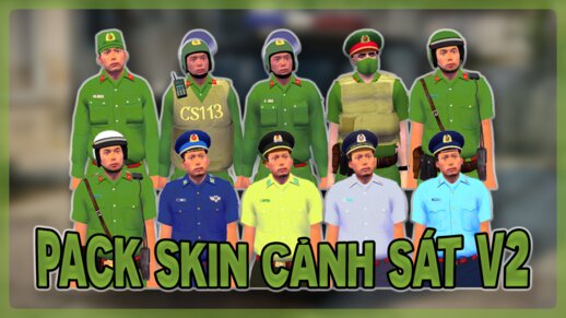 Vietnam Police Skin Pack V2 - Pack Skin Cảnh Sát Việt Nam V2