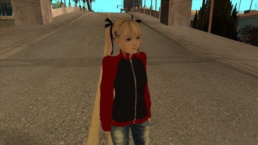 Marie Rose (DoA5:LR) in red & black jacket