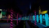 SA09 GTA V Neon Palms adapted to Wind Shader