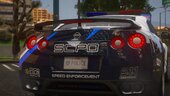 NFSHP: 2009 Nissan GT-R SpecV SCPD [Add-On | NON ELS | Sounds | Template]