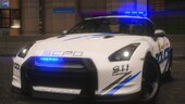 NFSHP: 2009 Nissan GT-R SpecV SCPD [Add-On | NON ELS | Sounds | Template]