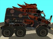 Dark Tooth (combat version) from Twisted Metal: Head On (PSP)