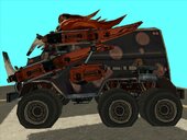 Dark Tooth (combat version) from Twisted Metal: Head On (PSP)