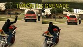 Throwing Grenade & Molotov with Driving