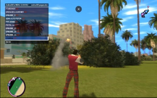 Classic Vice City Weapon Sounds restored for VC Next Gen Edition