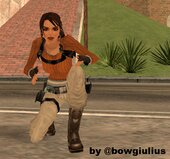 Tomb Raider Legend: Lara Winter Blue + Orange (No Coat)