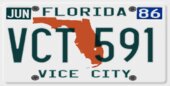 HD Original Vice City License Plates for Next-Gen Edition