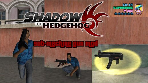 Shadow The Hedgehog Sub-Machine Gun Mod