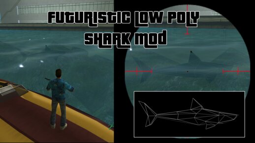 Futuristic Low Poly Shark Mod