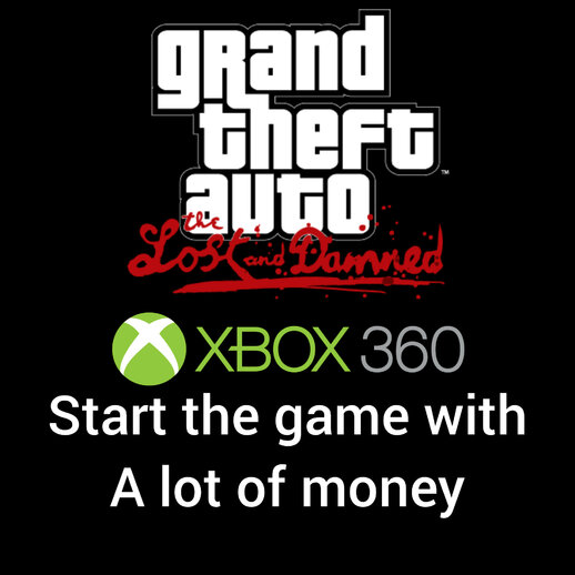 GTA TLAD | Xbox 360 - Save Game | Start the game with a lot of money