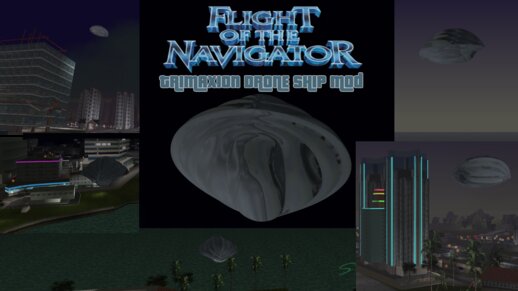 Flight of the Navigator Trimaxion Drone Ship Mod