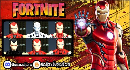 Fortnite Iron Man Skin Pack