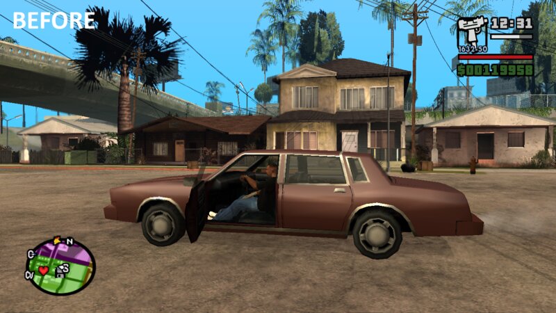 GTA San Andreas Vanilla Tahoma fix Mod - GTAinside.com