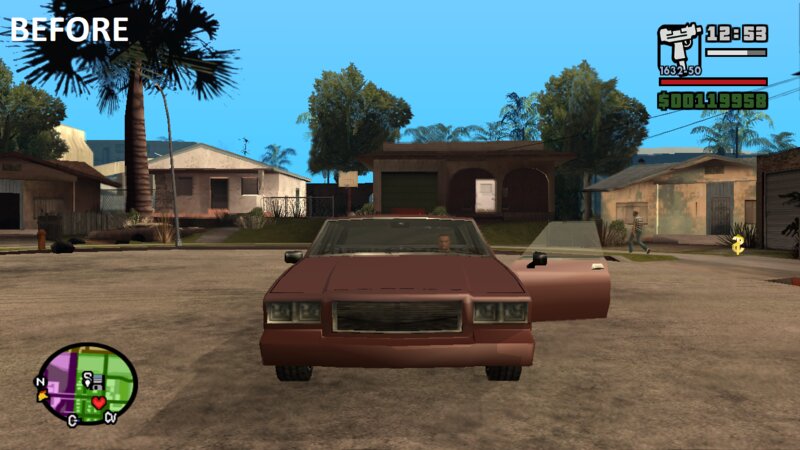 GTA San Andreas Vanilla Tahoma fix Mod - GTAinside.com