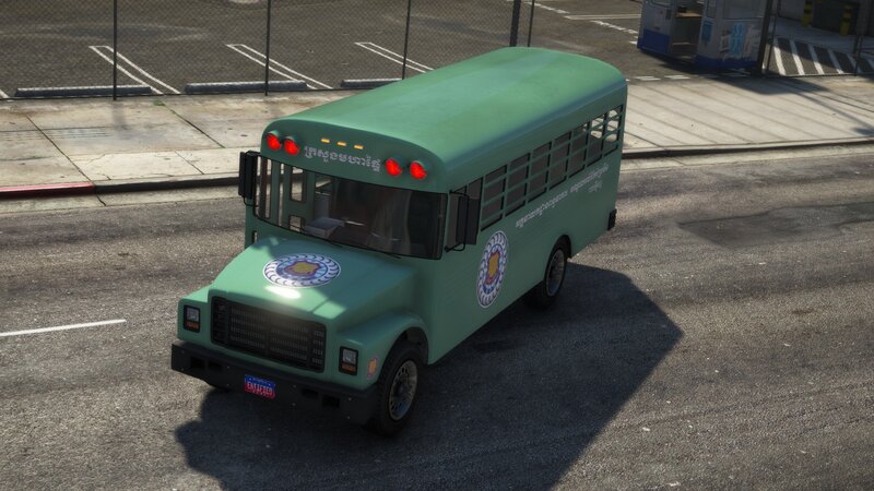 GTA 5 Cambodia Prison Bus Mod - GTAinside.com