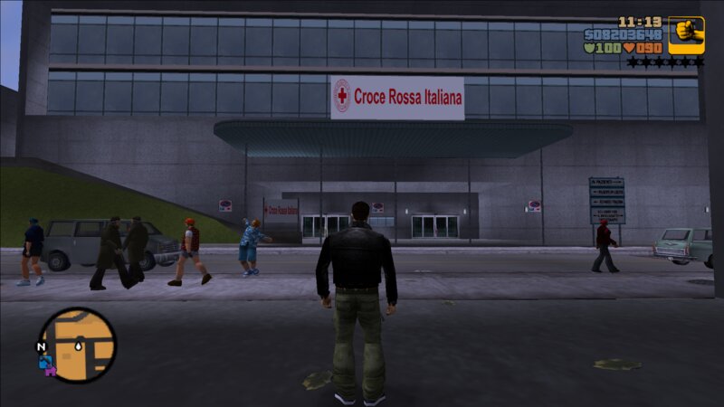 GTA 3 Italian Red Cross Hospital Mod - GTAinside.com