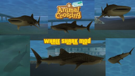 Animal Crossing New Horizons Whale Shark Mod