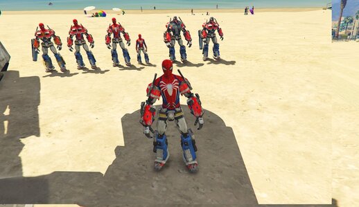 Spiderman Transformers AddonPed